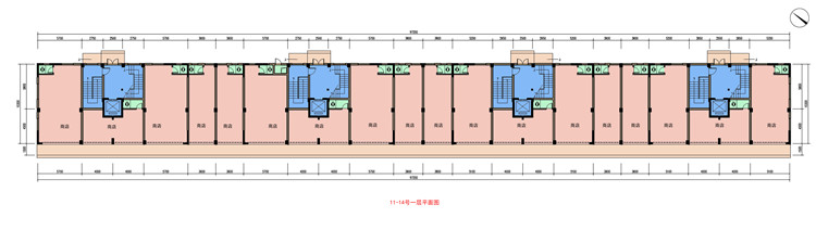 11-14号一层平面